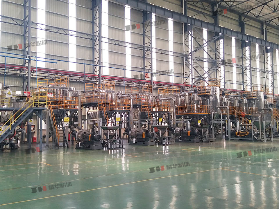 石油焦超微粉碎機(jī)--安徽某生產(chǎn)現(xiàn)場(chǎng)